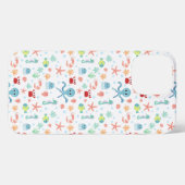 シーワールドパターン iPhoneケース (裏面横)