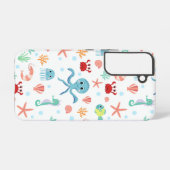 シーワールドパターン SAMSUNG GALAXYケース (裏面横)