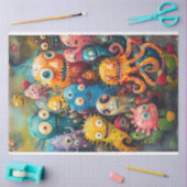 シーワールドモンスタースキッズ家具デコページ 薄葉紙 (クラフト)