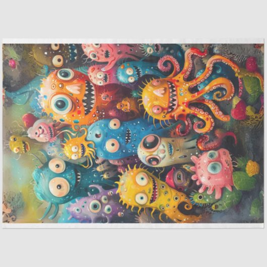 シーワールドモンスタースキッズ家具デコページ 薄葉紙 (正面)