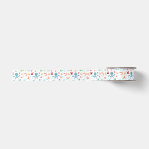 シーワールド柄 サテンリボン
