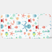 シーワールド柄 Case-Mate iPhoneケース (裏面 (横))