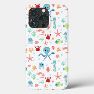 シーワールド柄 iPhone 13 PROケース