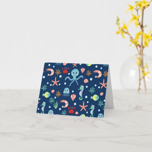 シーワールド カード (黄色い花)