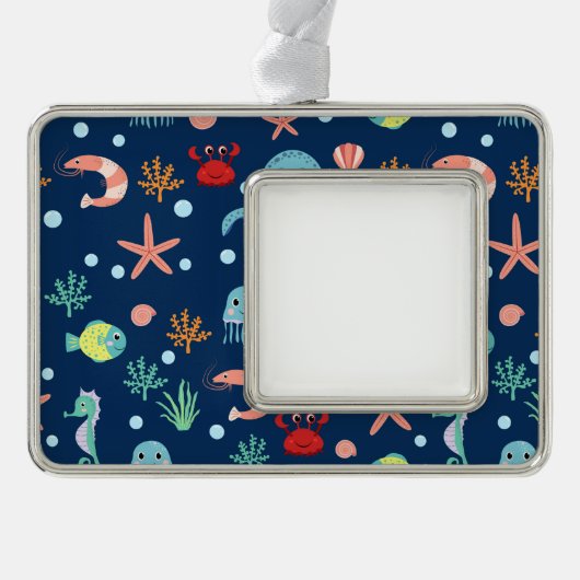 シーワールド シルバープレートフレームオーナメント (正面)