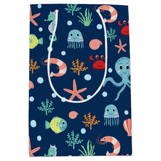 シーワールド ミディアムペーパーバッグ (正面)