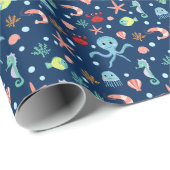 シーワールド ラッピングペーパー (ロールコーナー)