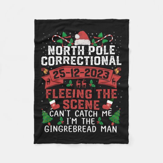 シーンから逃れる北極の矯正 フリースブランケット (正面)