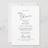 シーンに飛び込むベビーシャワー招待状 招待状 (正面)