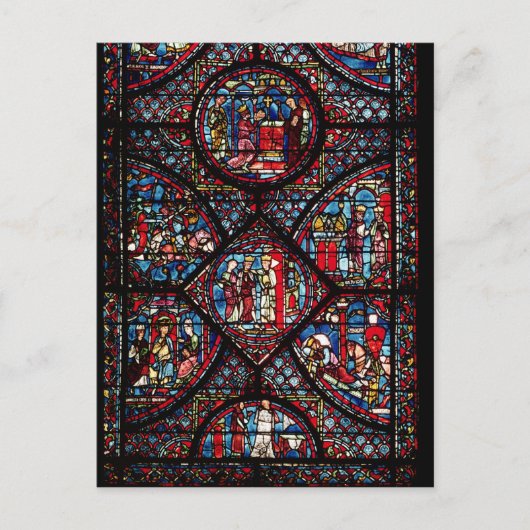 シーンを描いたウィンドウ ポストカード (正面)