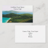 シーン付きビジネスカリブのカード 名刺 (正面/裏面)