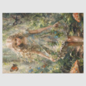 シーン内の奇妙な小さな女の子お洒落 薄葉紙 (正面)