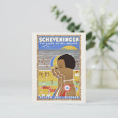 シーヴェニンゲン海のハーグ。オランダヴィンテージ位置 ポストカード (スタンド正面)