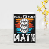 シーー私は数学のフィットネス重量挙げトレーニング カード (黄色い花)