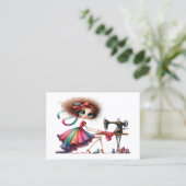 シー予測できなストレス裁縫テーラー 名刺 (スタンド正面)