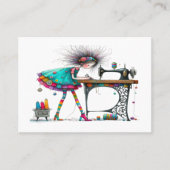 シー予測できなストレス裁縫テーラー 名刺 (正面)