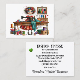 シー予測できなストレス裁縫テーラー 名刺