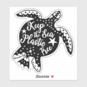 シー保プラスチックフリー、ビーガン車デカール シール (シート)