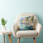 シー地中海のスカプス油絵を描デザイン クッション (椅子)