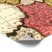 シー地中海のパノラママップ ポスター (角)