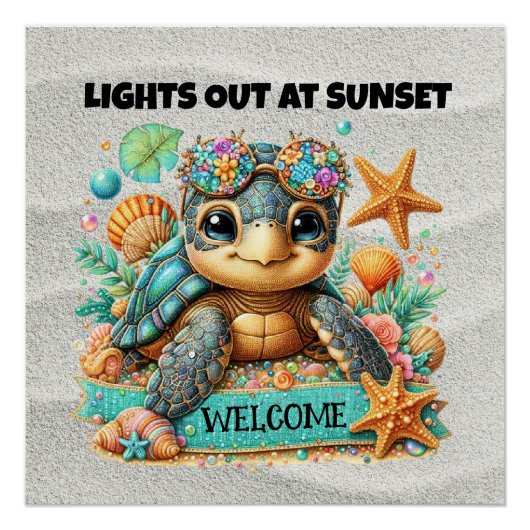 シー大切タートルテーマ ポスター (正面)