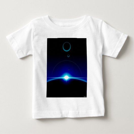 シー太陽のン ベビーTシャツ (正面)