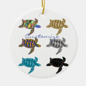 シー数々のタートルズサンダーコーブ セラミックオーナメント (正面)