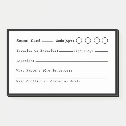 シー書ン ポストイット (正面)