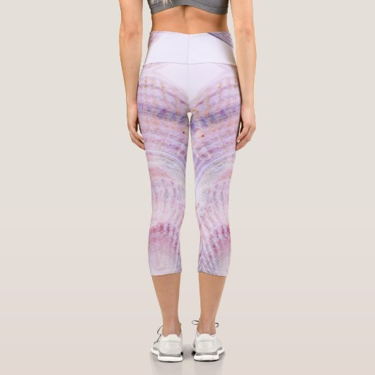 シー海シェルのテクスチャ構造詳細 カプリレギンス (裏面)