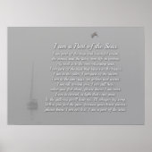 シー海スピリチュアル悔やみや弔慰メモリアルセーリングボート ポスター (正面)