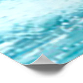 シー海ブルーサマーサーフ ポスター (角)