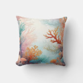 シー海ボトムサンゴデザイン315 クッション (正面)