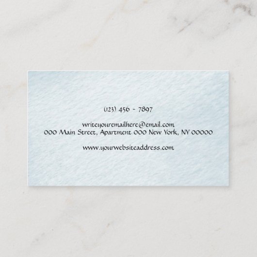 シー海ボホースターフィッシュ 名刺 (裏面)