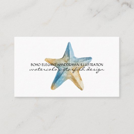 シー海ボホースターフィッシュ 名刺 (正面)