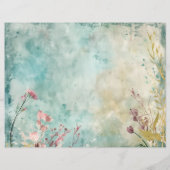 シー海マーメイドジャンクジャーナルスクラップブック紙 (裏面)