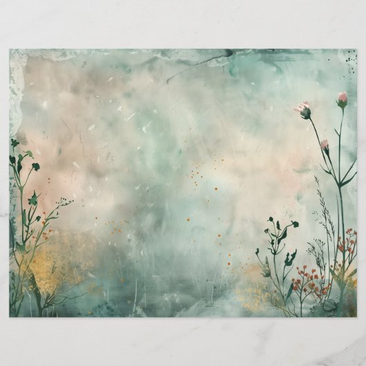 シー海マーメイドジャンクジャーナルスクラップブック紙 (正面)