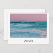シー海ヴェルドリフ南アフリカ自然嵐 ポストカード (正面/裏面)