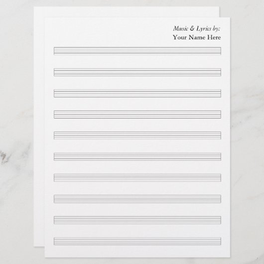 シー空白のト音楽の譜表クレフ、 音符記号なし (正面/裏面)