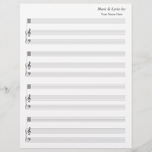 シー空白のト音楽アルトとピアノ (正面)