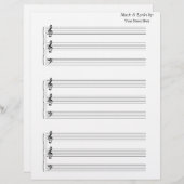 シー空白のト音楽トランペットトロンボーン2 G's 1 F (正面/裏面)