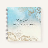 シー結婚ズサマー海ビーチ結婚プランナー ノートブック (正面)