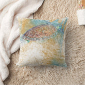 シー絵を描カメ装飾用クッション |ビーチと沿岸 クッション (ブランケット)