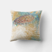 シー絵を描カメ装飾用クッション |ビーチと沿岸 クッション (裏面)