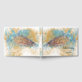 シー絵を描タートルテーマバケーションプロパティ ゲストブック (全面)