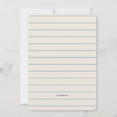 シー考えフードディナーパーティの招待状 招待状 (裏面)