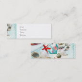 シー航海のシェルズいかりヒトデビーチテーマ スキニー名刺 (正面/裏面)