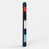 シー航海のストライプいかりネイビーブルー Case-Mate iPhoneケース (裏面/右)