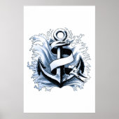 シー航海のブルーいかり ポスター (正面)