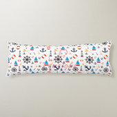 シー航海の帆船灯台寝具 ボディピロー (正面)