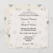 シー航海の結婚ズ 招待状 (正面/裏面)